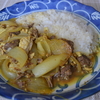 本日のスパイス料理『ぶりアラカレー』