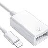 【2021最新版】 iPhone OTGカメラアダプタ USBカメラアダプタ USB変換 Lighting USB A(メス)→Lightning(オス) iphone/iPad/iPod 専用USB 変換 OTG機能 ケーブル カメラ接続iOS11/12/13/14 iPhone 12/12 Pro/iPhoneSe/iPhone 11/11 Pro/11 Pro MaxXS/XSMax/XR/X/8/7/6/5/SE iPad Air Pro Mini iOSデバイス と対応 カードリーダー USBフ