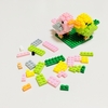 【100均おもちゃ】小さなLEGO風ブロック #28《Micro Block》アキクサ&セキセイ(緑)インコ