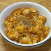 今日の食べ物　昼食に麻婆丼