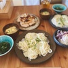 ニラ玉スープと半田そうめん