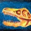 オイルパステルを使って描いてみた｢化石の恐竜さん｣