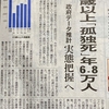 日本人の孤独死（よりも大量死を原因究明すべきだと思う）