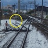 【鉄道施設系】　引き込み線の遺構ではない。安全側線