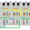 トランジスタでXOR回路(NAND 4回路の合成タイプ)を作る