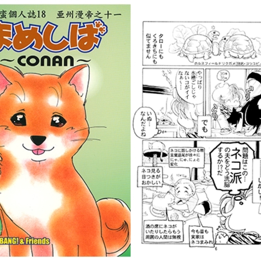 【同人誌レビュー】一本木蛮個人誌18・亜州漫帝之十一　まめしば～conan～【キャンパス日記家】