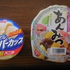 岡崎物産のあんみつ ＋ 明治 エッセルスーパーカップ 超バニラ ＝ クリームあんみつ