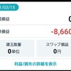 【FX】32日目：77万8500円 (▲8660円)