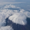🗻飛行機から富士山撮影😊