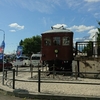 夏の河口湖駅