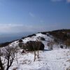 台高　三峰山　2013年初登りは樹氷の無い樹氷の名所　2013.01.02