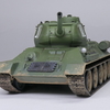 タミヤ１/４８　ソビエト中戦車　Ｔ３４ー８５　完成写真