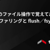 Ruby のファイル操作で覚えておきたいバッファリングと flush/fsync