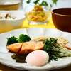 ☆鮭のフライパン蒸し＆さつまいものサラダ☆