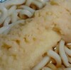 冷し　いか天ぷら　うどん