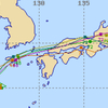 台風から温帯低気圧になるも