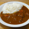 今日の食べ物　朝食にカレー