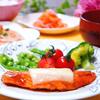 サーモンのチーズ照り焼き＆れんこんの明太炒め