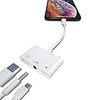 iPhone USB 変換 OTGカードリーダー iPhoneイヤホン変換 アダプタlightning 充電 ケーブル 最新変換 アダプタ3-in-1 iPhone12 / 12 Pro / 12 Pro Max /12mini / 11 / 11 Pro / 11 Pro Max / iPhone X / X R / X S / X S / 8 / 8Plus など(IOS14対応) に対応(ホワイト)