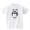 ツリ目パンダプリントＴシャツ　オリジナル商品です。