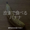 2787食目「皮まで食べるバナナ」瀬戸内ばななを食べてみた！