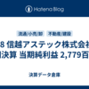 #918 信越アステック株式会社 第64期決算 当期純利益 2,779百万円