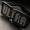Chemion スマートグラス Smart LED Glasses/ Bluetooth LED グラス ウェアラブルデバイス CHON-100A Black