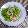 水菜のパスタ②オイルソース