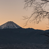 2016年末一人旅　第二週(71)日の出前の富士山