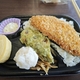 白身フライの海苔弁当＋はま塩 HOTNOODLE NEO