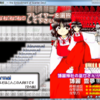 Windows 7 x64で、東方紅魔郷から東方花映塚までの東方project作品をウィンドウモードで起動したら2D描画がバグった