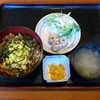 きざみ穴子丼とシューマイ定食