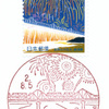 【風景印】天竜西鹿島郵便局(2020.8.5押印、県名付与後・初日印)
