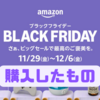 【Amazonブラックフライデー2024（11/27～12/6）】購入したものまとめ！