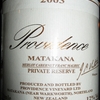 Providence Private Reserve Matakana 2003