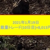 裁量トレード2021年1月19日8,013円の利益