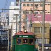 阪堺電気軌道 今池(2022.1.3)  復元車 モ１６１ 我孫子道行き