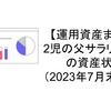 【運用資産まとめ】2児の父サラリーマンの資産状況（2023年7月末時点）