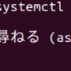 SSH接続で、sudo コマンドを使う