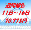 資産運用：週間報告（11～16日）