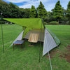 雨に強いテントを探す