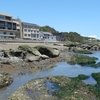 一年でいちばん海水が下がった日　/大洗の旅館　里海邸