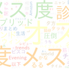 　Twitterキーワード[#あなたのオス度メス度]　10/31_17:08から60分のつぶやき雲