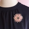 生革ブローチ｜透明感が魅力の桜アクセサリー