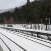 南今庄駅(ハピラインふくい)🚃🛤【雪景色に魅了された謎めいた北陸トンネルの誘惑】