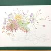 【大人の塗り絵　アレンジの花編　　秋の花々】を塗るpart4