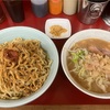 【スモジ】ラーメン二郎 相模大野店〜お茶漬け〜麺／大盛り／味ぽん刻み生姜／ニンニクアブラ／魚粉〜