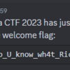 Ricerca CTF 2023 writeup