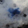 雪の上のプルシアンブルー