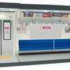 今模型 1/12 内装模型 通勤電車 (青色シート) 「部品模型シリーズ」にいい感じでとんでもないことが起こっている？